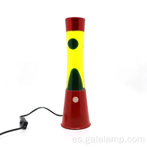 Lámpara de lava naranja personalizada para las promociones de decoraciones navideñas